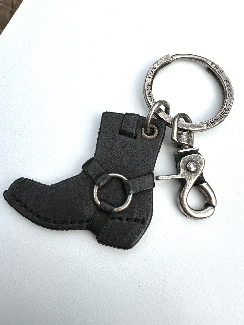 Frye Leather Cowboy Boot Keychain - Picture 3 of 4